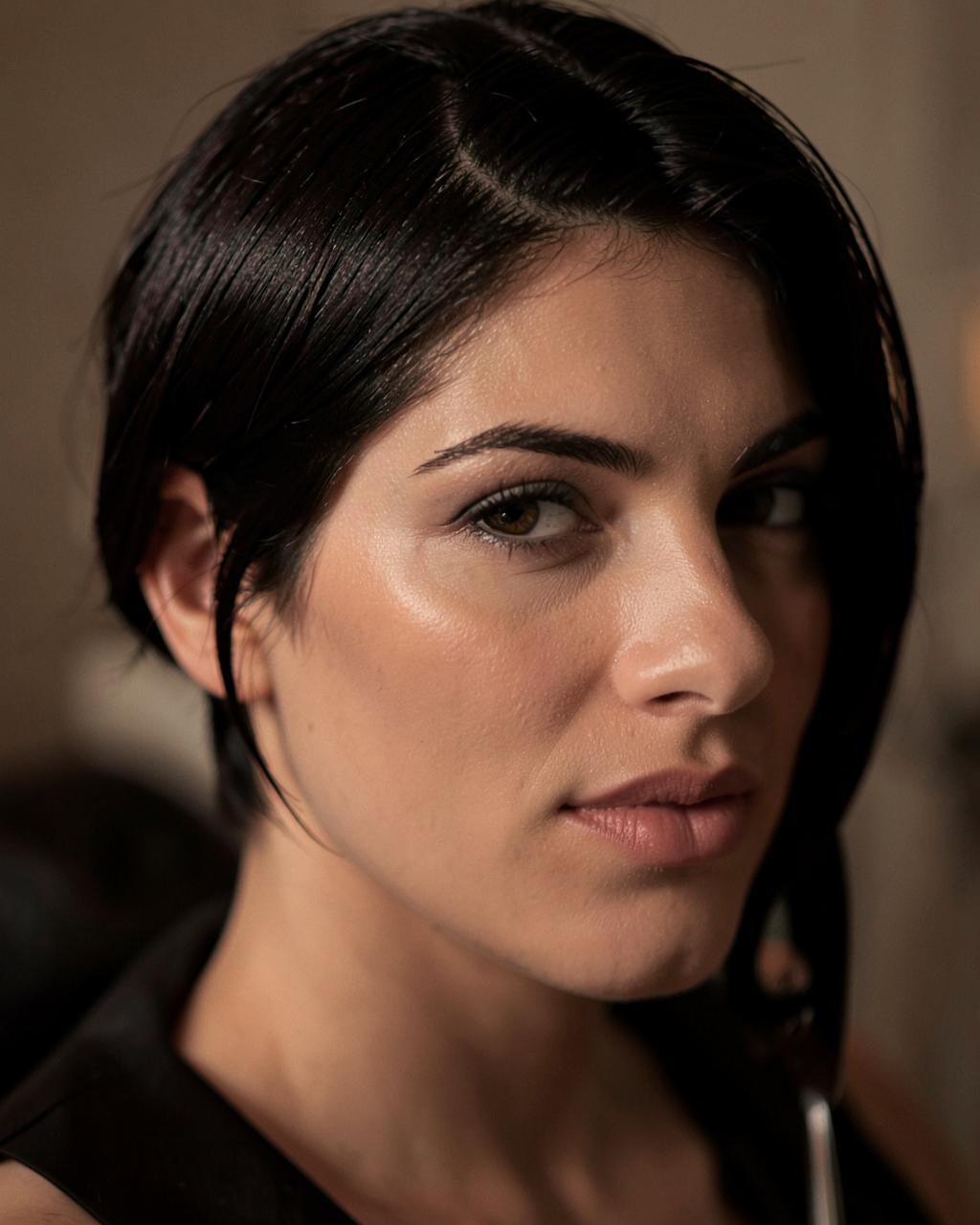 Precision women's haircut finished with soft texture at Sara Hair Salon